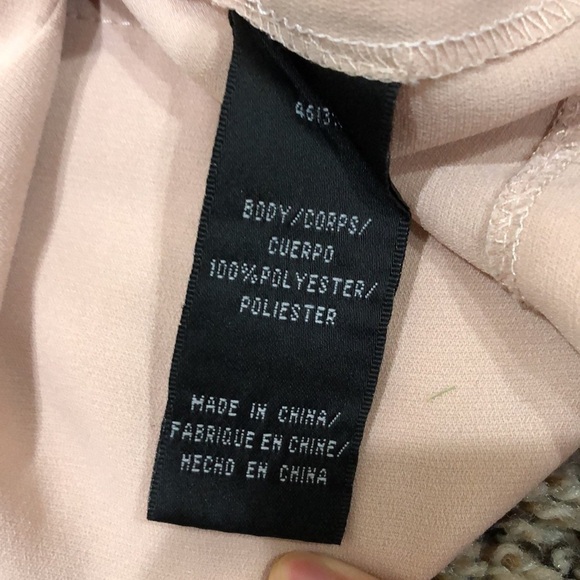 Jill Stuart Eastside Jumpsuit Size 10 Blush Pink Pleated Wide Leg Strapless - Picture 5 of 9